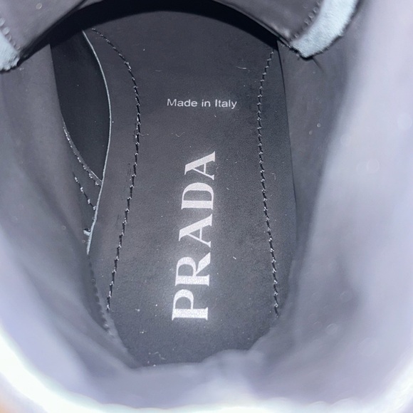 Authentic PRADA Monolith Patent Leather Boots with Side Pouches - Picture 14 of 14